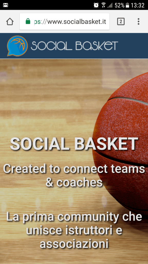 Online il portale socialbasket.it