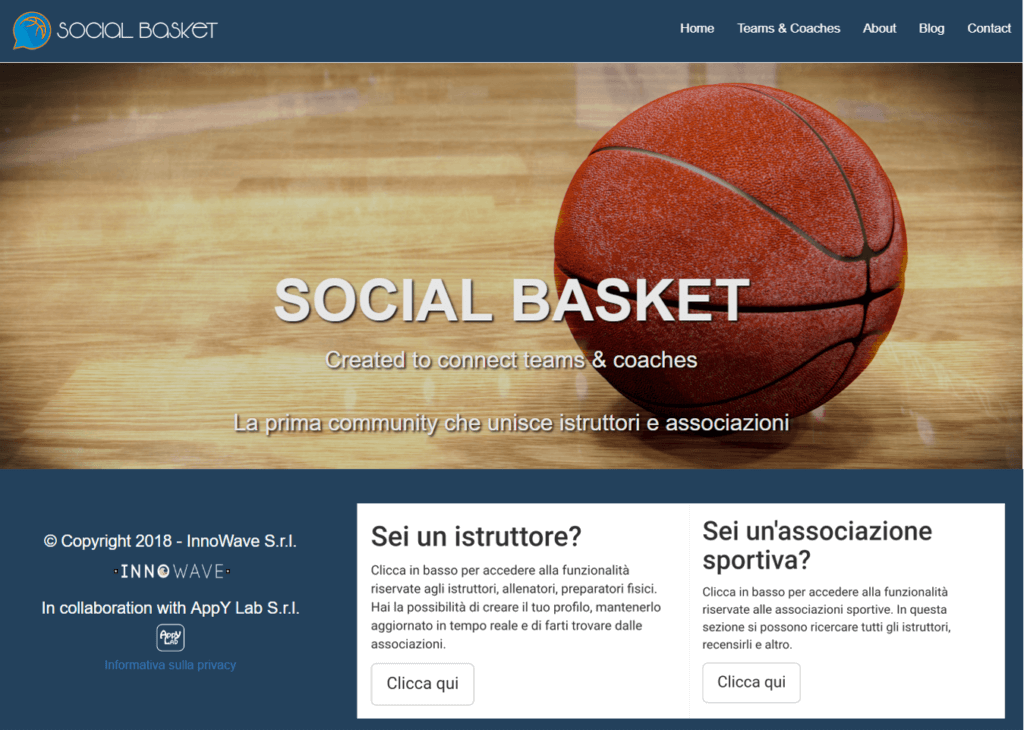 Socialbasket: come registrare la propria associazione al portale
