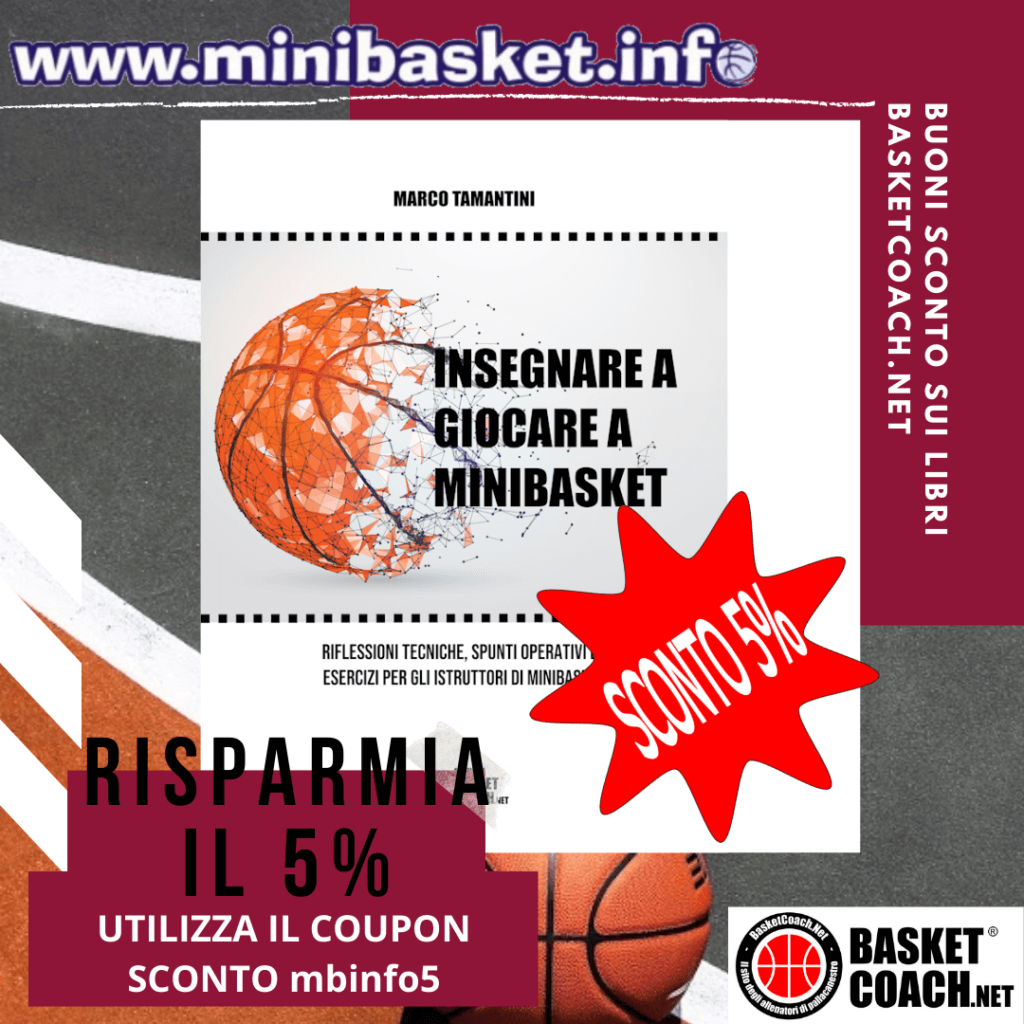 Sconto 5% sull’acquisto del libro: Insegnare a giocare a Minibasket