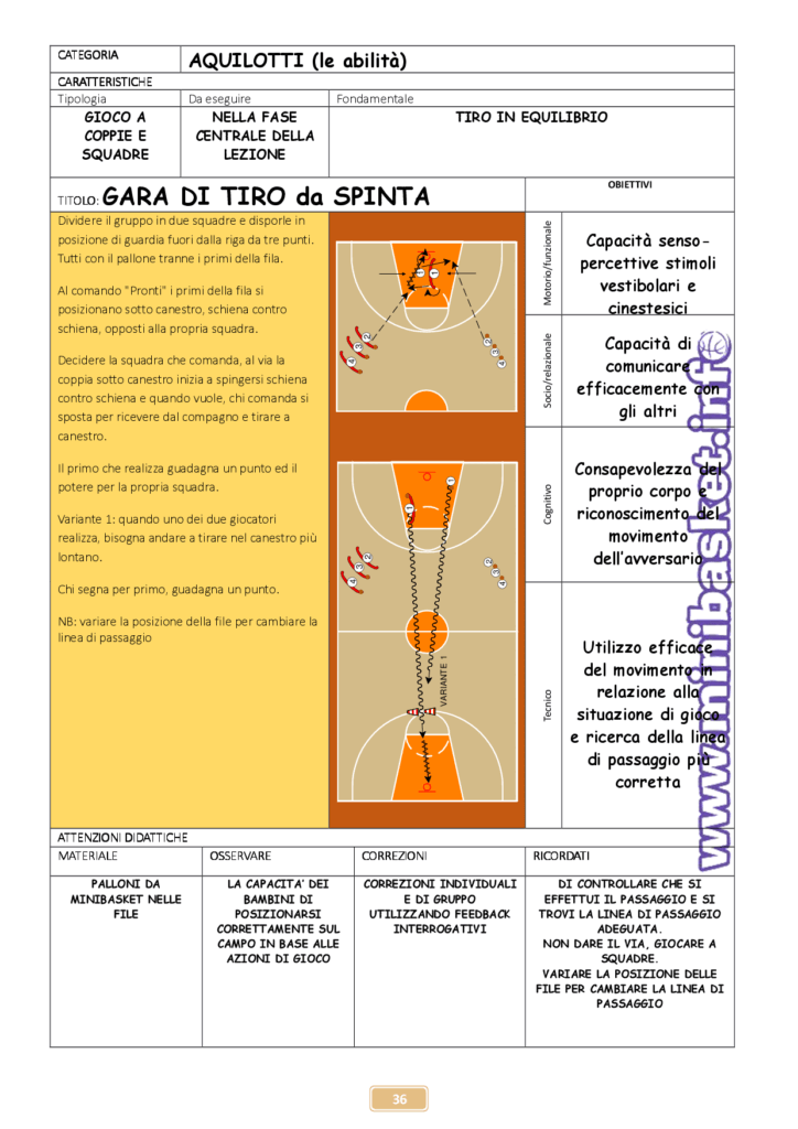 Le abilità: Gara di Tiro (schiena-contro-schiena)